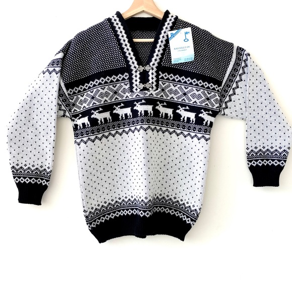 Unisex Vintage Finland Nordic sweater size M - Picture 4 of 16